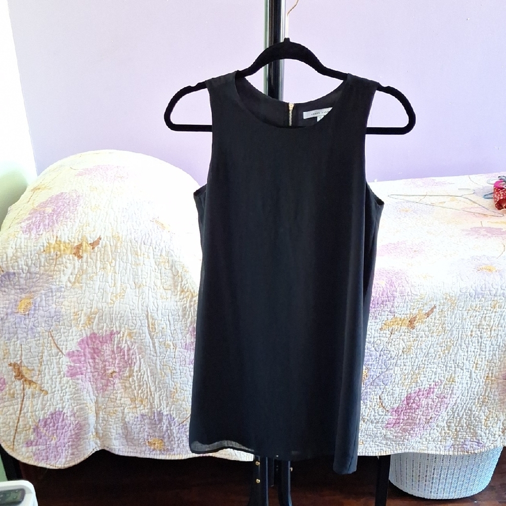 Black Sleeveless Tank Top with Classic Design